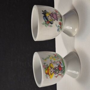 Colorful Cartoon Egg Cups Set(6)